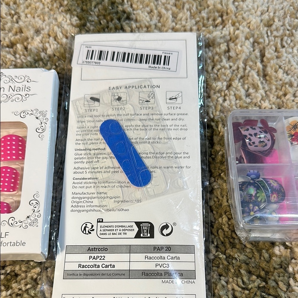 DIY Press-On Nail Set for Vibrant Variable Styles 6 styles included NWT - Picture 7 of 7